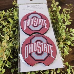Ohio State Red Car Coasters